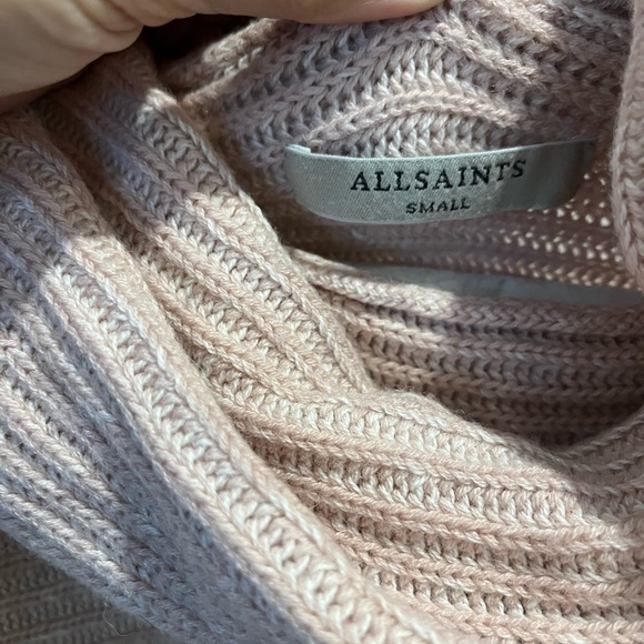 All Saints Pink Cowl Neck Sweater - Picture 5 of 7
